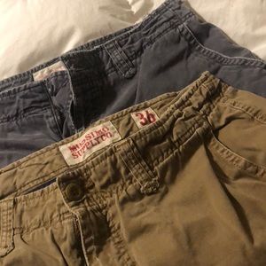 Distressed Mossimo shorts